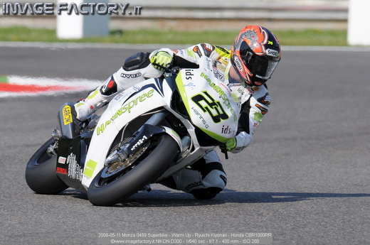 2008-05-11 Monza 0459 Superbike - Warm Up - Ryuichi Kiyonari - Honda CBR1000RR